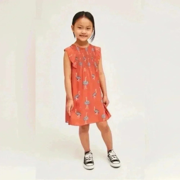 Girls flamingo decorated blouse size XS - Picture 1 of 6